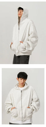 450G Hoody Sweatshirt Men Women Streetwear Fashion Loose Casual Short