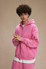 Batik Fleece Zippered Hoodie | Skatercore Style Hoodie