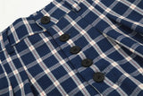 men women american streetwear fashion loose plaid wide leg straight pant boyfriend button down sports casual pants trousers unique default style 1418