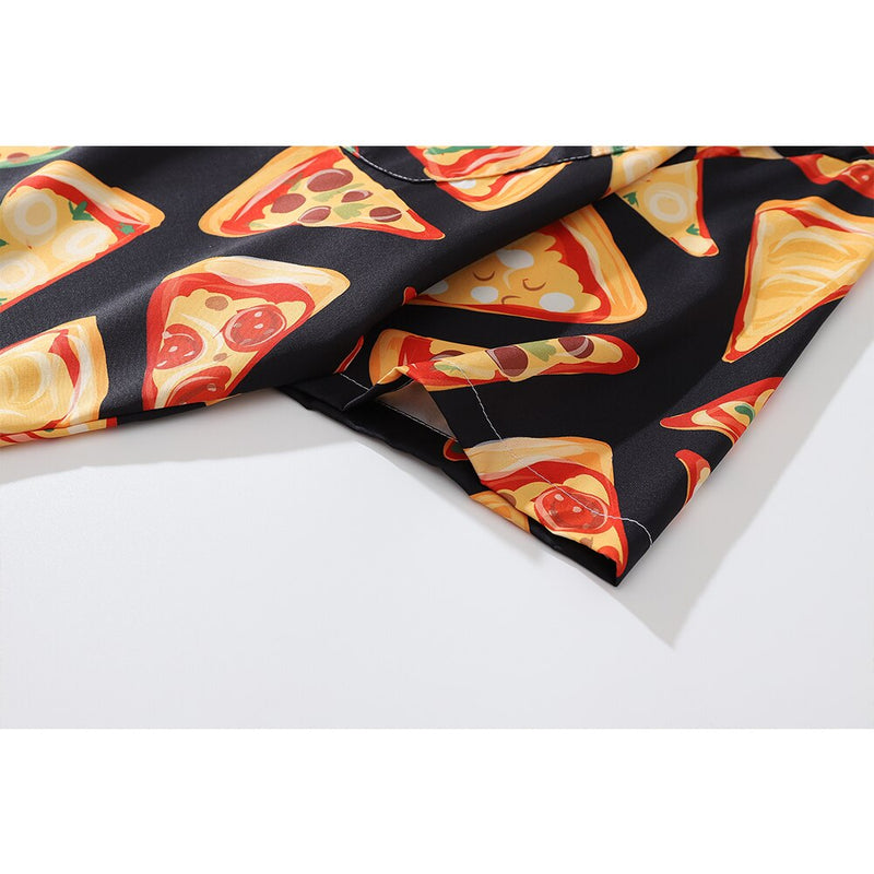 "Pizza Time" Unisex Men Women Streetwear Graphic Shirt Daulet Apparel