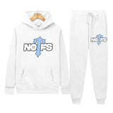 2024 American retro INS light gray street printed letter sweatshirt men and women in winter popular niche loose casual hoodie