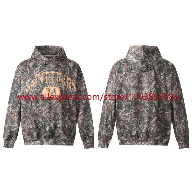New Autumn Winter Vintage American Heavyweight High Street Mens Hooded