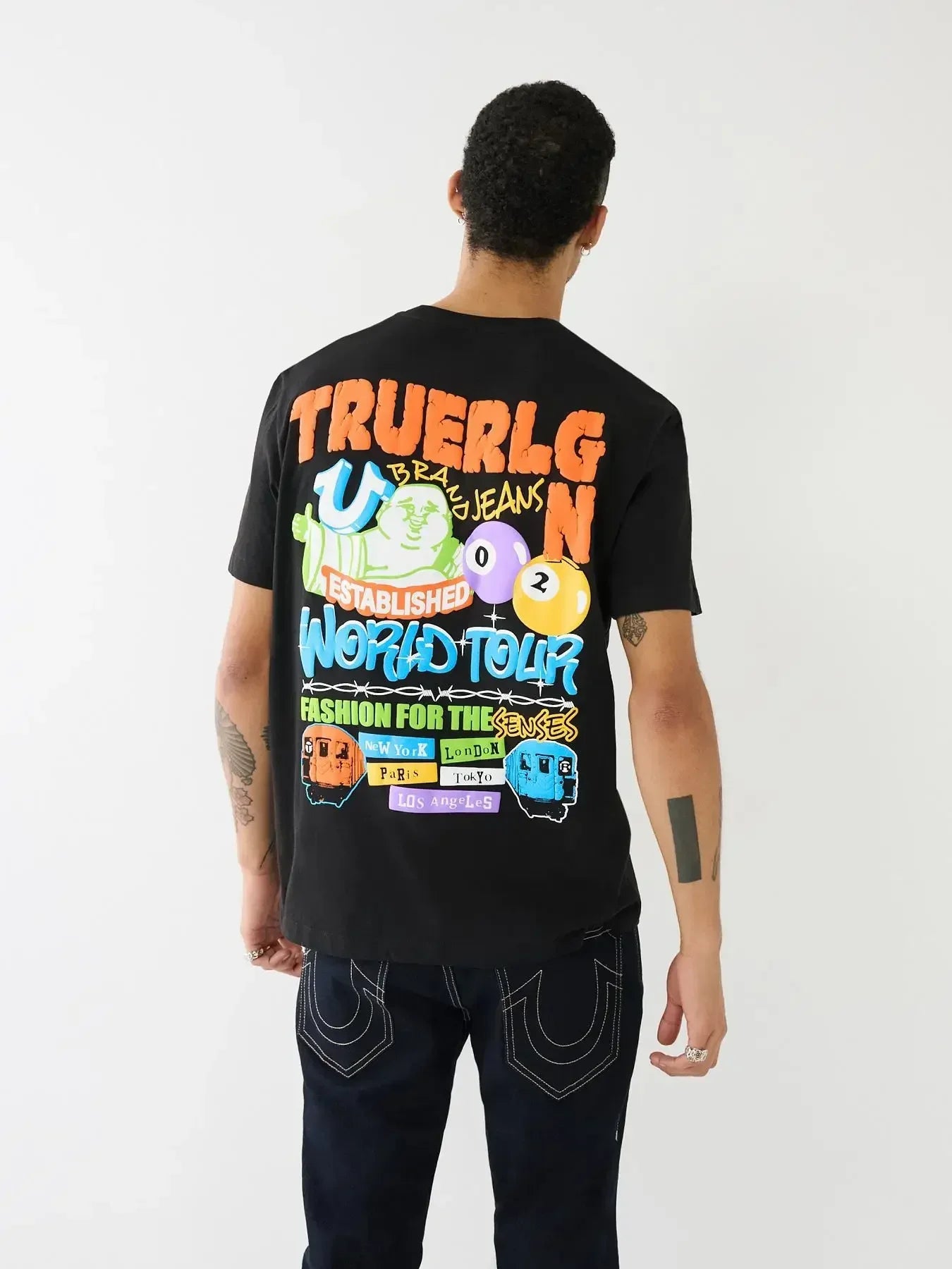 Cyberpunk Streetwear top – True Religion Graphic T Shirts Casual Streetwear Harajuku Ov
