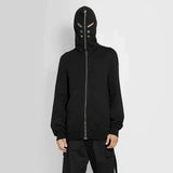 trapwear oversized shirt featuring new luxury 2023 rick four holes zipper pullover hoodies hoody hooded sweatshirts velvet cotton thick fleece us size 668