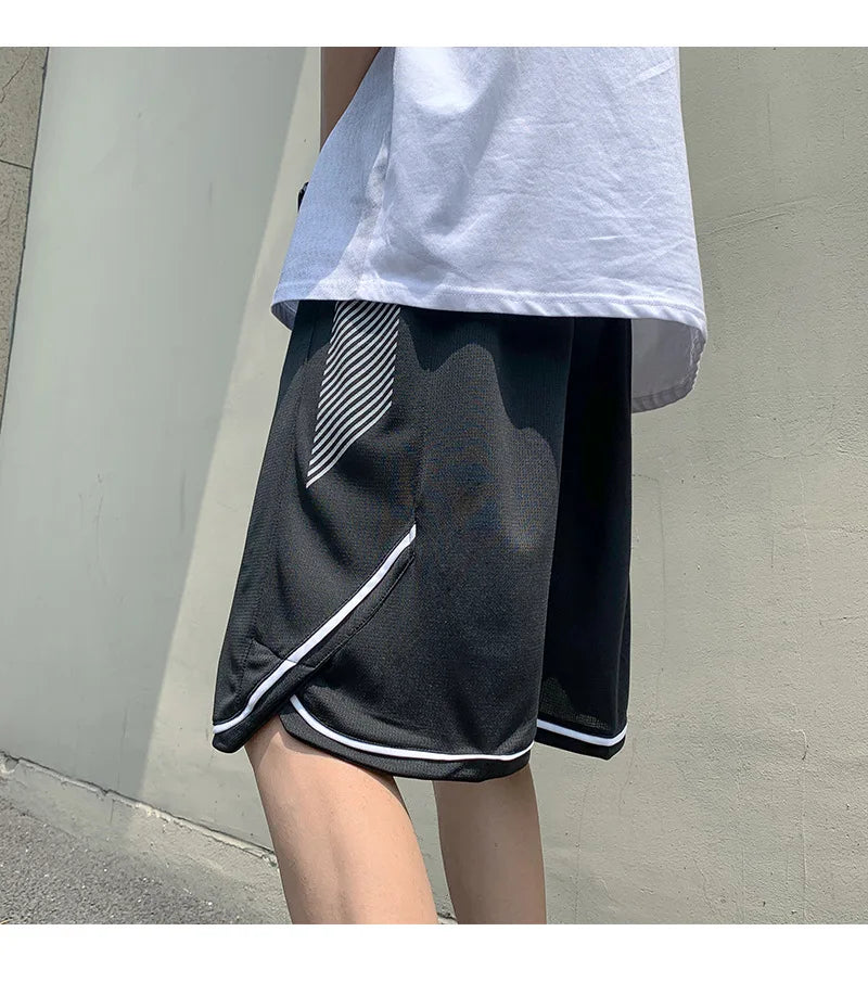 2023 summer new fashion shorts men loose pants shorts korean version all match casual sports pants men boutique clothing unique shorts style 3789