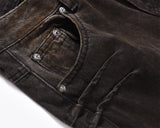 vintage baggy jeans men tie dyed distressed loose straight denim pants luxury designer jeans male streetwear hip hop trousers unique jeans style 173