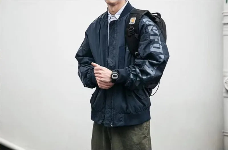 leather varsity jacket, cold weather layer, hip hop