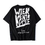 Y2k Angelcore design – Summer Letter Printed Oversized T Shirt Men Hip Hop Fashion