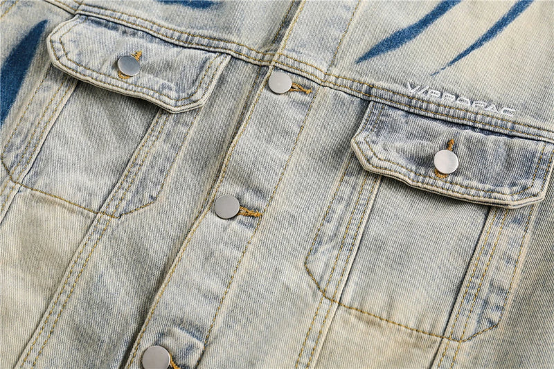 streetwear material graphic fashion image vintage-denim-jacket-men-wash-hip-hop-streetwear-retro-ripped-hole-jean-jacket-cotton-2023-harajuku-coat-men-clothing 0dae74 fit hop hip quality essential urban casual oversized design everyday unisex premium high style - wear style print streetwear design ID 37904