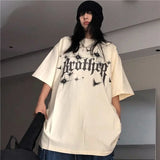 Y2k Broken heart – Heavyweight Pure Cotton American High Street Ins Style Cross