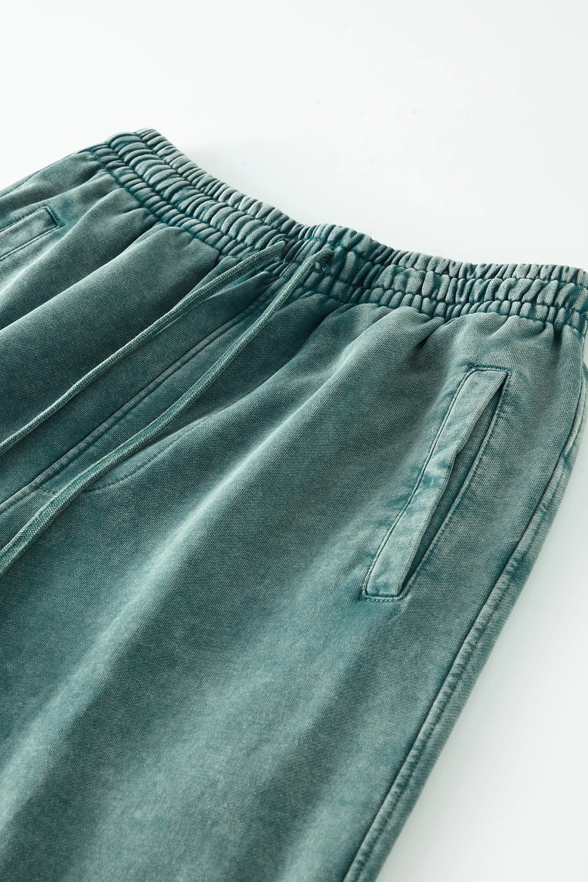 high street dark distressed vintage baggy joggers pants ins versatile drawstring sports pants men washing wax dyeing sweatpants unique joggers style 3204