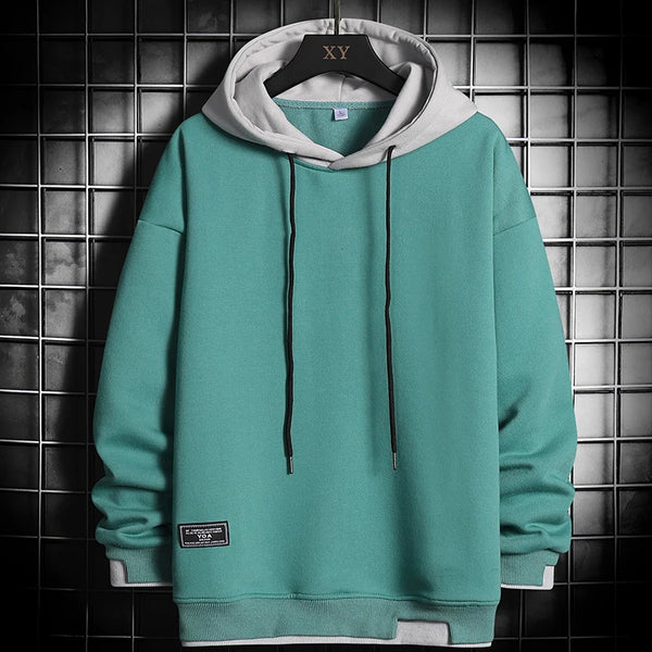 Men Hoodies Sweatshirt Casual Fashion Clothes Mens Korean Harajuku Hip