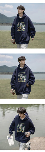 New Floral Oil Painting Art Print Pullover Hoodies Men And Women Casua