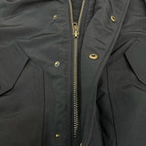 2024AW new cotton dress solid color hooded multi-pocket jacket