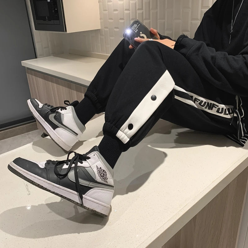 2023 new sports casual pants mens clothing youth spring and autumn loose pants boutique clothing simple style men clothing unique default style 4079