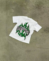Anime Graphic tee – Y2K Streetwear Gothic Trend Letter Print Letter T Shirt Mens