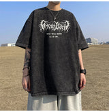 Y2k Vintage Anime – Rose Will Bloom All The Time Goth Letter Design Printed