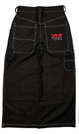 hip hop rock embroidery 3pm baggy jeans men harajuku y2k street pattern vintage high waist wide leg jeans straight leg pants ripped baggy denim