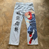 y2k baggy jeans harajuku print pattern streetwear fashion hip hop men women high waisted casual wide leg jeans anime clothes unique jeans style 4344