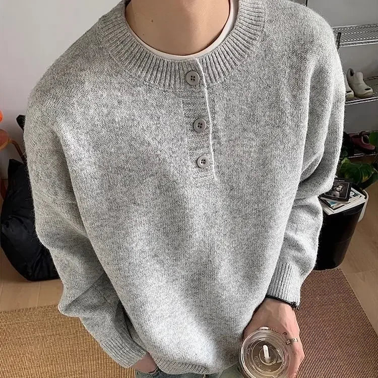 varsity knit sweater with retro streetwear styling for fall and winter outfits, ideal for men’s fashion and seasonal streetwe
