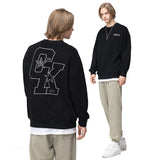 glitchcore oversized shirt featuring rainbowtouches long shirts mens high street vintage hoodies casual superior quality printed black hip hop autumn men clothing