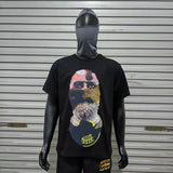 Glitchcore Fashion – High Quality Ih Nom Uh Nit T Shirt Masked Men Letter Printin – Urban Streetwear for Men & Women