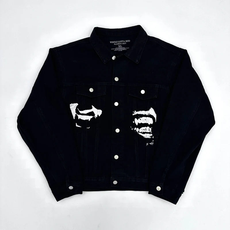 winter street style featuring new 2023 gentleman men old washing playboi carti whole lotta red denim baseball coats jackets abstract digital coat warm 455 design – premium quality jacket for men