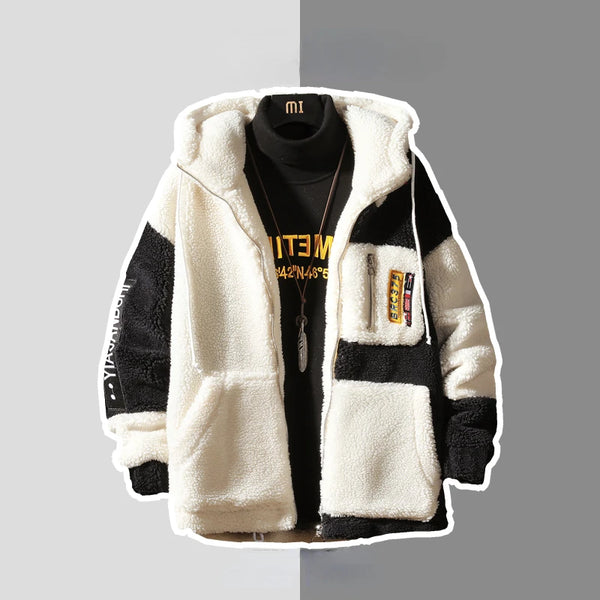 Fleece parka minimalist puffer urban nan