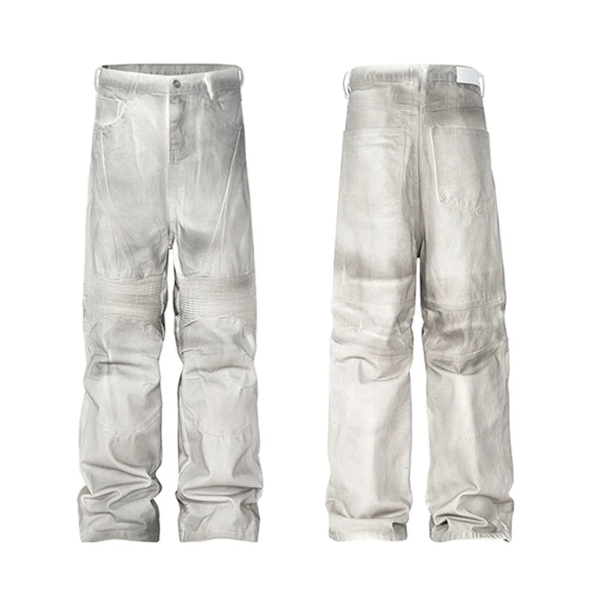 dirty dyed patchwork wide leg baggy jeans for men and women straight y2k ropa hombre denim trousers oversized casual cargo pants unique cargo style 1723