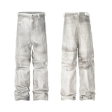 dirty dyed patchwork wide leg baggy jeans for men and women straight y2k ropa hombre denim trousers oversized casual cargo pants unique cargo style 1723