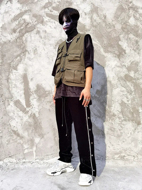 leather panel jacket, streetwear for men, men's streetwear fashion, oversized urban jacket, high quality cold-weather coat