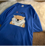 Gothic Graphic tee – Japanese New Summer Pure Cotton Cartoon Printed Short Sleeve