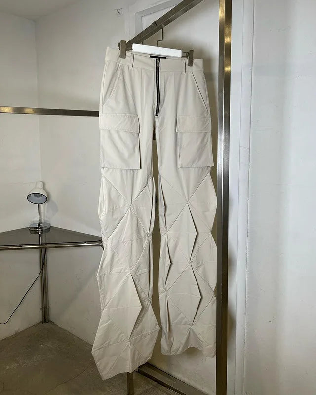 high new men 2023 cotton uncertain diamond factor comfortable cotton pockets parkour sweat casual pants sports cargo 386 unique cargo style 2267