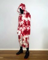 American Street Dark Style Printed Oversized Hoodie Men Y2K Hip Hop Ro