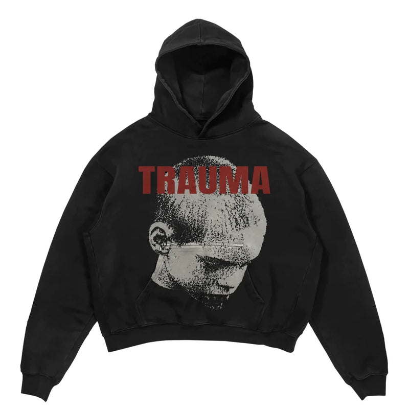 Y2K Womens Top Hoodies Sweatshirt Pullover Oversized Streetwear Vintag