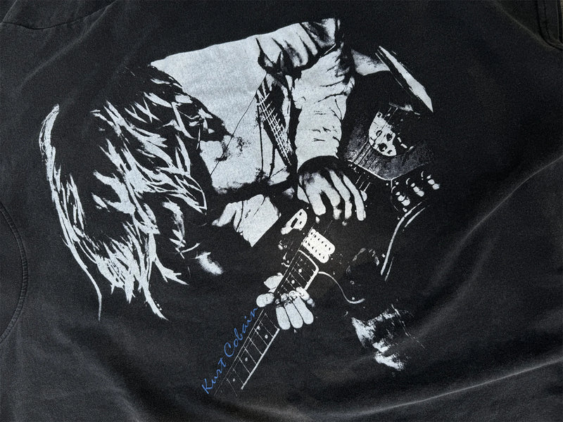 Y2k Vintage Solo Kurt Portrait Quality Printing Washed Old School Band Sweatshirt Longsleeve Tops Pullover For Men