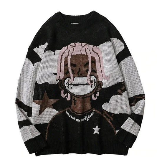 graphic fire pullover hoodie with oversized urban fit, trending menswear style, ideal for men’s fashion and seasonal streetwe