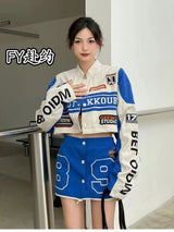 Leather Panel Streetwear Jacket Daily Fit Staple