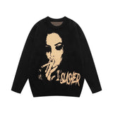 oversized flame jumper with bold print, ideal for photo-ready Y2K streetwear layering, street fashion menswear trend for seas