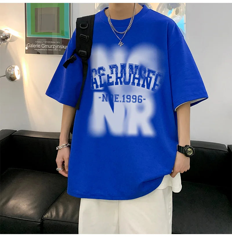 Vaporwave Graphic tee – 2024 New Short Sleeve T Shirt For Men American Hip Hop Fashion