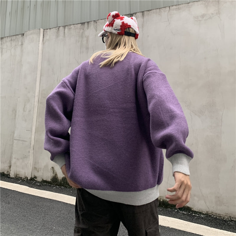 fire graphic sweater, 2025 fashion trend, cozy fashion fit, stylish street outfit, modern aesthetic appeal