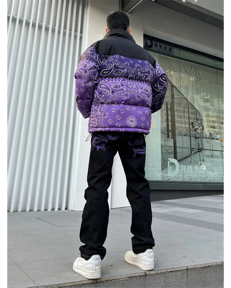 y2k retro sanskrit black jeans street casual pants punk male hip hop print loose harajuku mens straight pants ins hot sale unique jeans style 4771