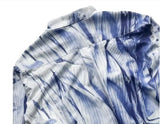 New 2024 Men Striped Gradient Project Fashion Cotton Casual Shirts Shirt High Pocket Long-sleeves Size S M L XL#U37