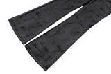high street hand brushed glue sparkling baggy flare jeans for men y2k pantalones hombre leather pants oversized denim trousers 1 unique jeans style 5510