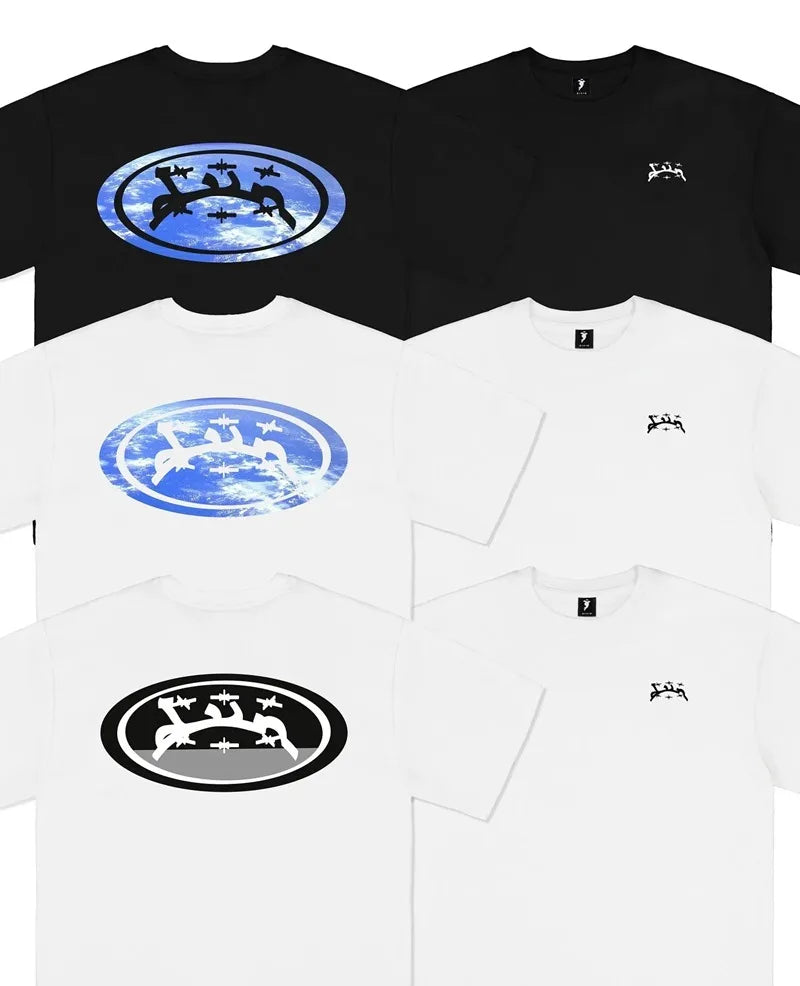 Cyberpunk Aesthetic print tee – European And American Trendy Brand Personalized Letter Print