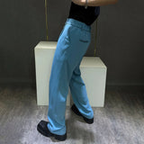 mens trousers simple business light casual pants autumn british style all match comfortable straight pants mens clothing 2024 unique default style 211