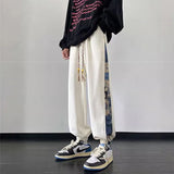 hip hop fashion anime printed sweatpants for men autumn casual corduroy baggy joggers pantalones hombre y2k streetwear trousers relaxed fit joggers