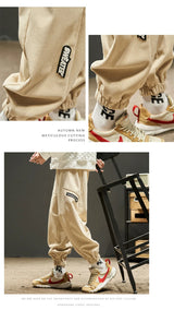 autumn spring men corduroy pants casual jogging sweatpants hip hop fashion streetwear joggers trousers y2k baggy pantalones unique joggers style 3612