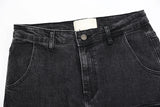 retro washed denim jeans mens bottom zipper jean trousers with pockets hip hop fashion high street slim fit pants joggers jeans unique joggers style 3117