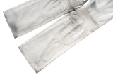 hi street dirty tie dye baggy jeans men pleated loose white straight jeans trousers luxury designer oversized denim pants unique jeans style 538